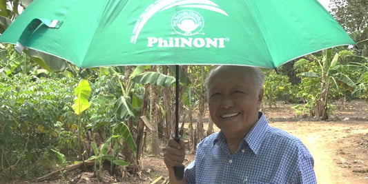 Dr. Tito Contado, founder of PhilNONI, pioneer of Philippine noni juice.