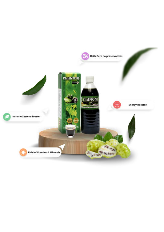 PhilNONI 100% pure noni juice 500mL glass bottle